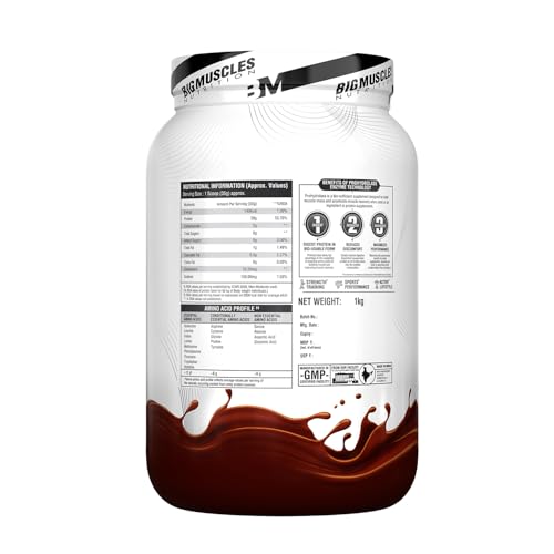 Image of Bigmuscles Nutrition Zero 100% Whey Isolate (1kg, Rich Chocolate)