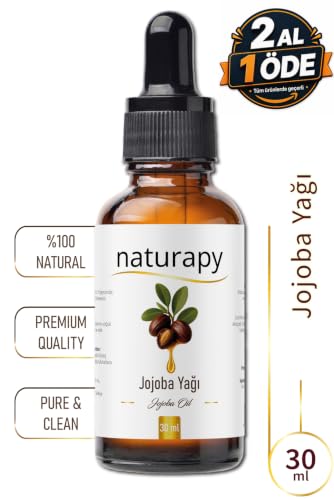 Soğuk Sıkım Jojoba Sabit Yağı, Damlalıklı Cam Şişe, 30 ml