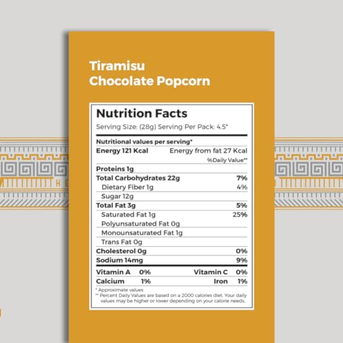 Image of 4700BC Pop Gala, Chocolate Popcorn Ensemble, Tin, 375g (Nutty Tuxedo Chocolate and Tiramisu Chocolate)