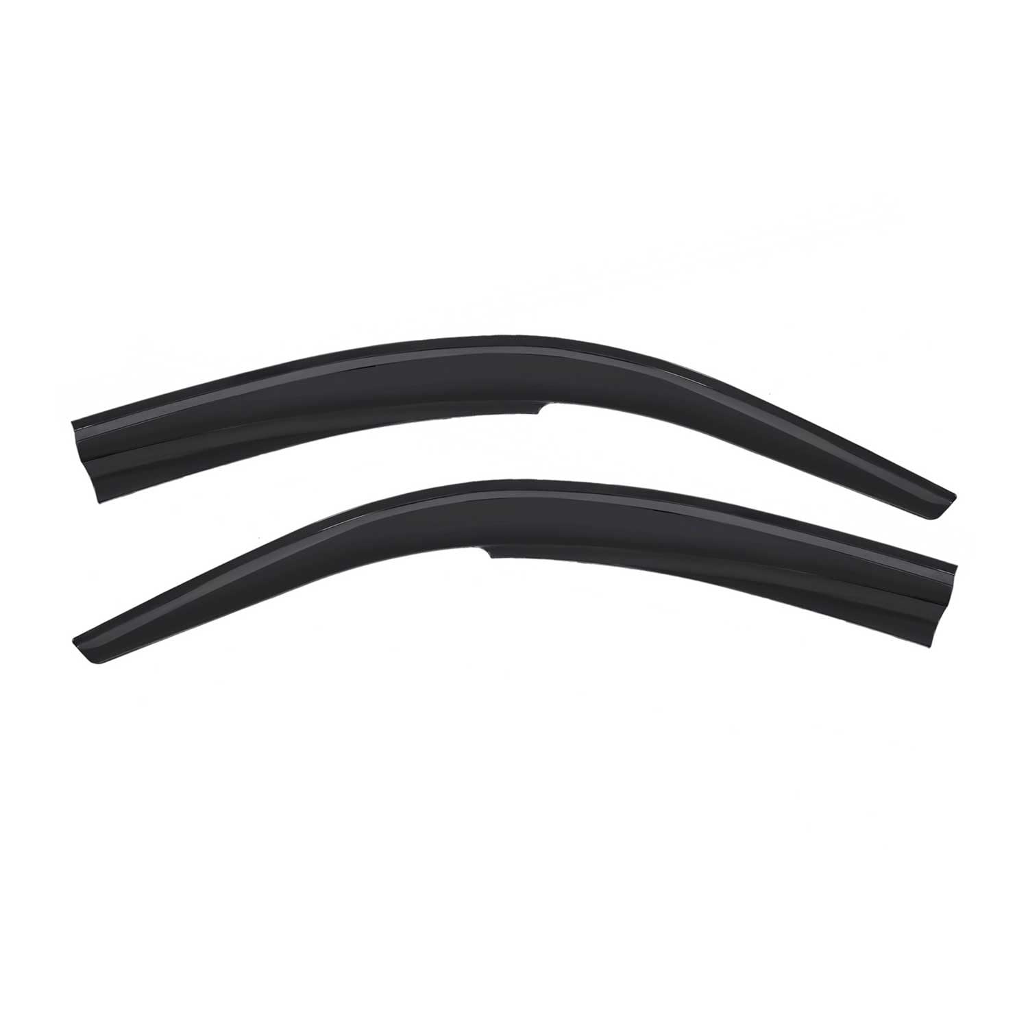 Lot de 2 déflecteurs de vent et de pluie compatibles avec Renault Kangoo 1998-2007 en acrylique foncé