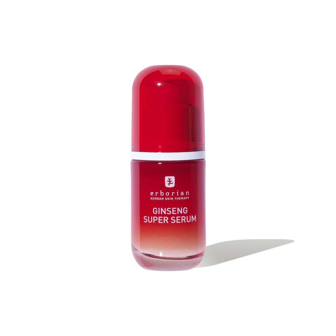 Erborian - Ginseng/Yuza/Bamboo/Red Pepper Super Siero - Trattamento Viso Anti-Età e Anti-Fatica con Estratto di Ginseng - Leviga e Rassoda - Pelle più Elastico