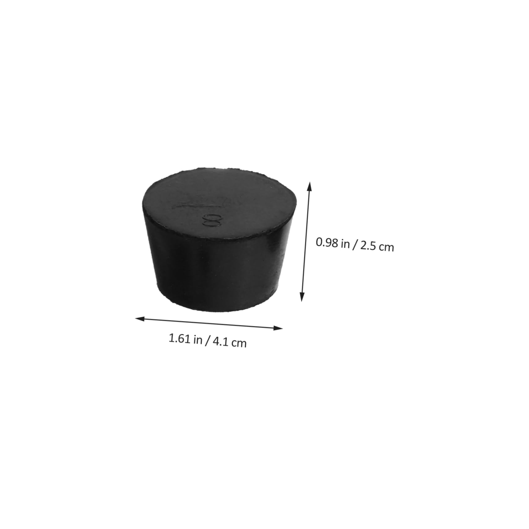Amosfun 5 Ensembles Bouchons Caoutchouc pour Tubes À Bouchons Étanches pour Laboratoire Disponibles 21 Pièces * 5