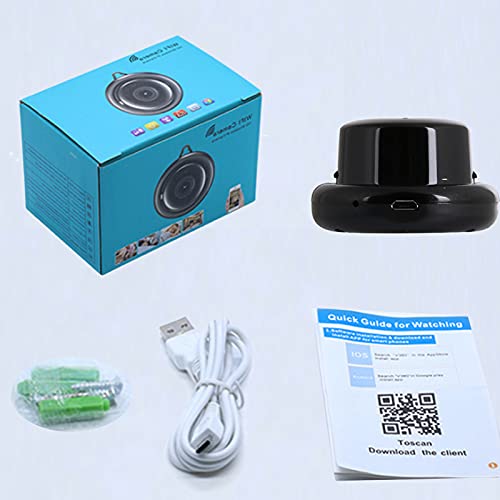 Wifi Spy Camera 1080P Mini Wireless Hidden Baby Monitor Small Security Surveillance Nanny Cam Night Vision Video Support Sd Card Motion Detection Suitable For Indoor Outdoor Home Office (Black) #TOP6