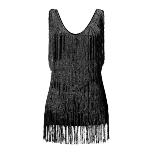 Robe crayon sans manches avec franges pour sublimer votre silhouette midi - 3