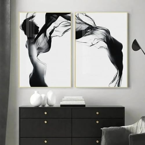 Peinture sur toile de femme nue XINBAO | Affiche esthétique salon 50x70 cm