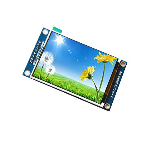 DollaTek Module d'affichage à Cristaux liquides ILI9341 de Module de TFT SPI LCD de 2.4 Pouces avec écran à 8 Broches pour Panneau de Circuit imprimé