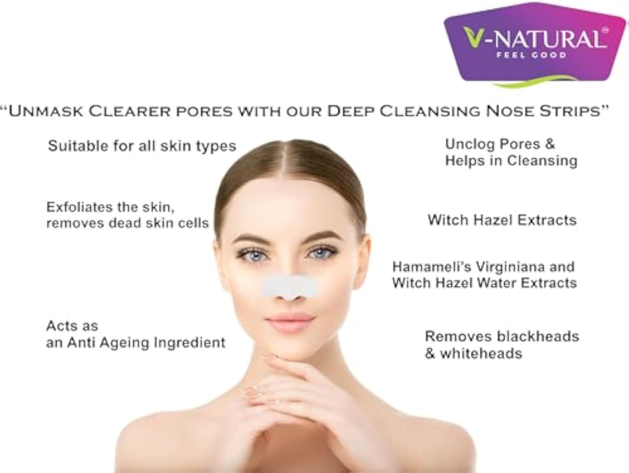 Deep Cleansing White Nose Care, Blackhead & Whitehead Removal