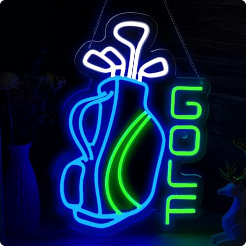Image of Golf neon sign Par Tee Golf Neon Sign for wall decor Golf Club Bedroom Man Cave Decor