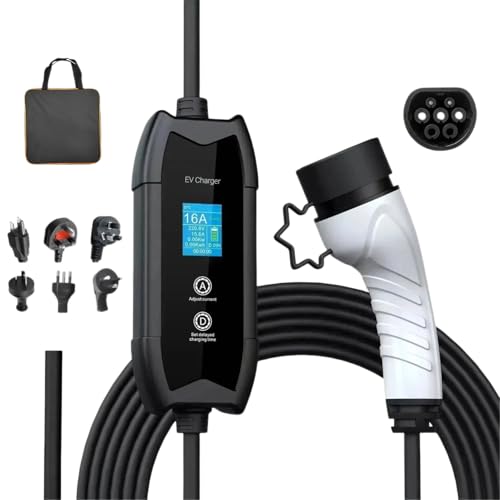 JecoEV Portable EV Type 2 Charger with Customized Plug...