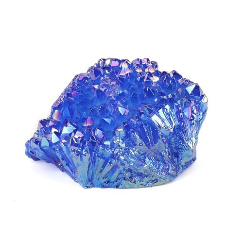 Grappe de quartz bleu en cristal de roche pour l'équilibre énergétique