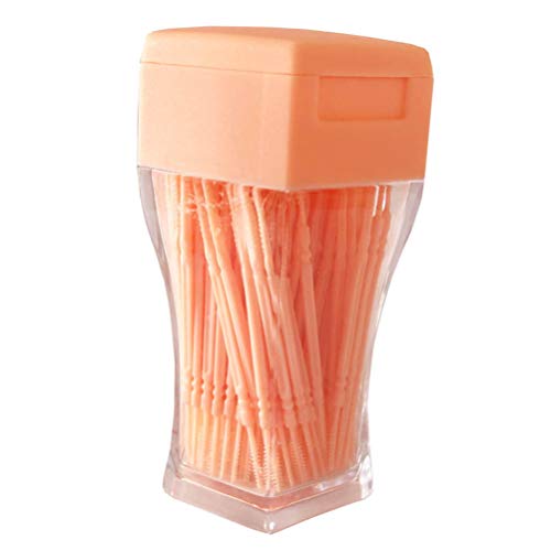 Palitos de limpeza Healifty Palitos de dentes 200 peças (Laranja)