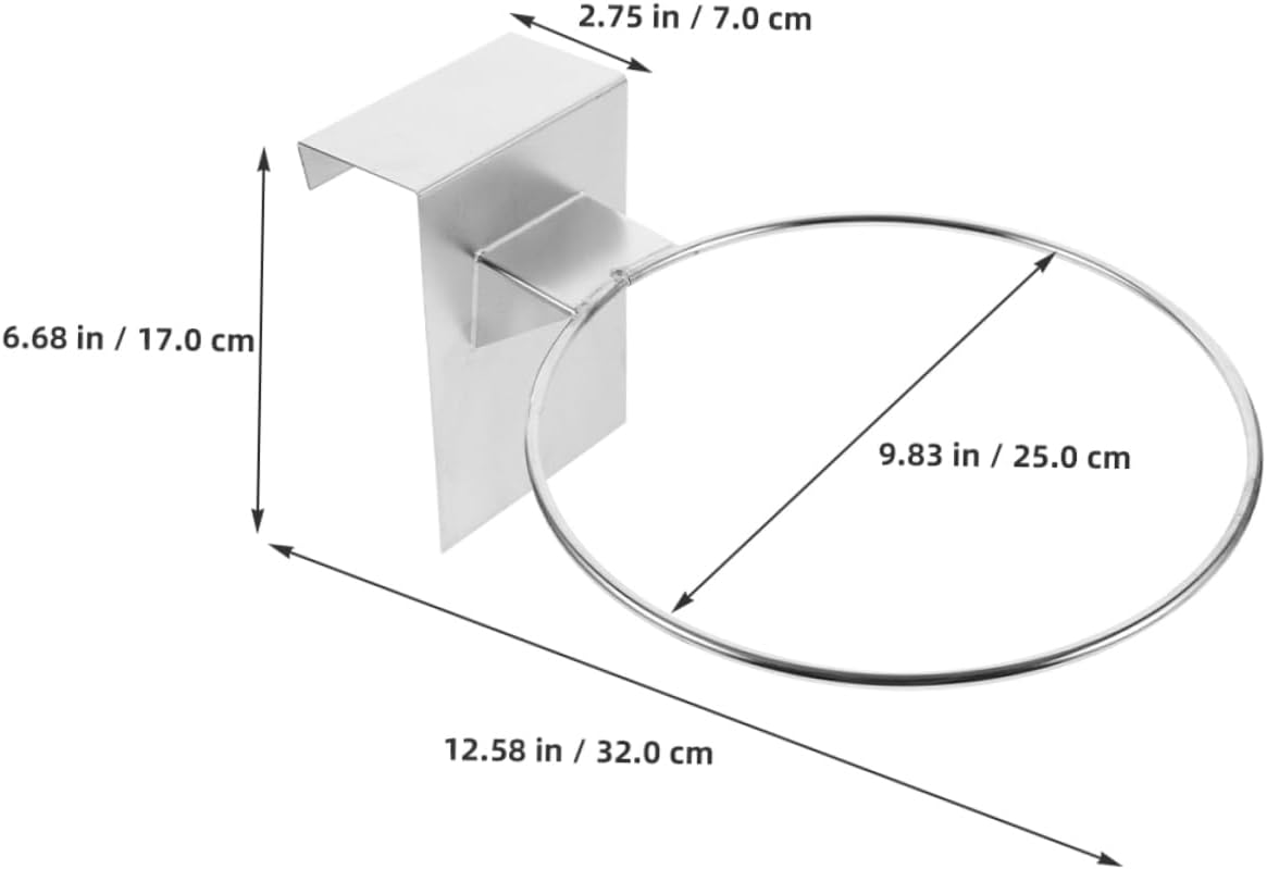 Commercial Kitchen Towel Ring Ball Wall Holder Basketball Rack Pot Rack Stainless Steel