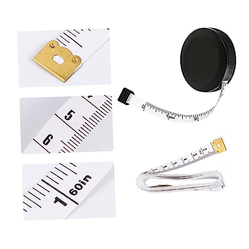 Set portátil mini cinta métrica redonda flexible miniatura 3