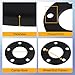 OCPTY 4PCS 5x112 Wheel Spacers 6mm Wheel Adapters 66.6mm Center fit for 2003-2020 for Audi for A3 / 2009-2022 for Audi for A4 / 2008-2016,2018 for Audi for A5
