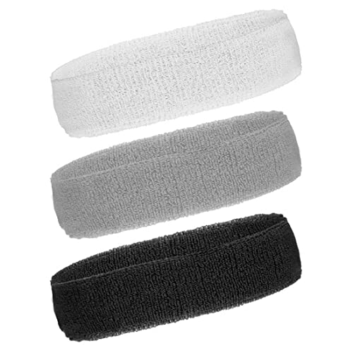 2 Fasce Sportive Antisudore Uomo/Donna - Poliestere, Elastiche, Per Fitness, Yoga, Corsa