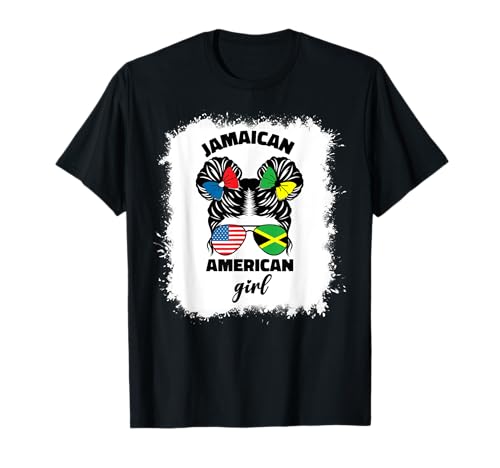 Bandera de Jamaica de América y Jamaica para niños y niñas Camiseta