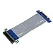Produktbild Regard L Flexible PCI-E 8X Verlängerungskabel Grafikkarte Band-Adapter PCI-E Band Extender PCI Express Adapter PC-Zubehör