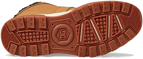 DC Men's Woodland Cold Weather Casual High Top Shoe Snow Boot Fashion, Wheat/DK Chocolate, 9 | Image 2