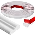 moonoom 20 Ft x 1.6''Wall Decoration Molding Trim,Self-Adhesive 3D Chair Rail Panel Molding, Flexible DIY Wall Trim for Wall Mirror Window Frame and Home Decoration