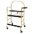 Jobsite Series 6.375' H x 50.52'' W x 30.96'' D Steel Folding Scaffolding