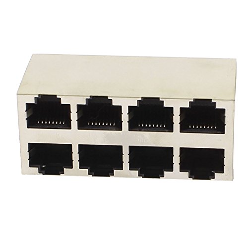 Aexit RJ45 8P8C Conector de Red PCB modular miniatura 1