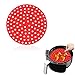 Air Fryer Matten Liner,Luftfritteuse Matten,Air Fryer Pads,Luftfritteuse Pad,Wiederverwendbar Luftfritteuse Matten,für Air Fryer Dampfkorb Mikrowellen Backen Dämpfen