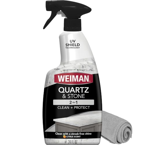 Weiman Quartz Countertop Cleaner & Polish, 24 oz