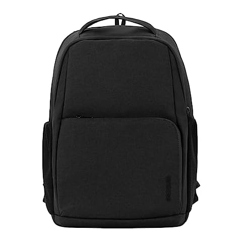 Incase Facet 20L Durable Travel Backpack + Laptop Bag with Computer Sleeve with Quick Release Strap - Carry On Backpack (Black, 20L) Cover