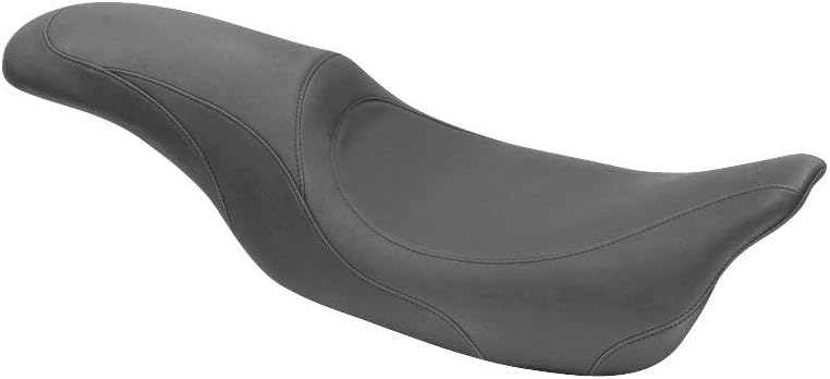Mustang Motorcycle Seats 75646 Tripper Fastback One-Piece Seat for Harley-Davidson Electra Glide Standard, Road Glide, Road King & Street Glide 2008-'21, Original, Black
