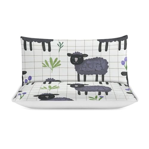 Parure de lit microfibre douce enfant Schafss fermeture éclair housse couette zippée