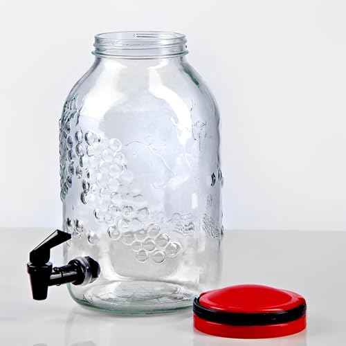 6 Stück Kunststoff Getränkespender Zapfhahn, Wasserspender Ersatzzapfen, Ersatzhahn Geeignet Für Kalte Und Heiße Getränke,Bierfass, Entsafter, Auslaufhahn(Schwarz/Weiß)