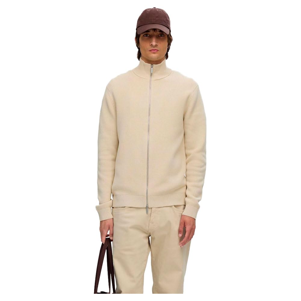 SELECTED HOMME Kardigan Mężczyźni Slhdane Ls Knit Structure Full Zip