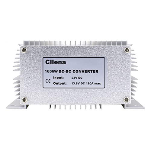 Image of DC 24V Step Down to 13.8V 120A 1656W Converter Voltage Regulator, Waterproof DC /DC Voltage Reducer Buck Transformer Power Supply for Golf Cart