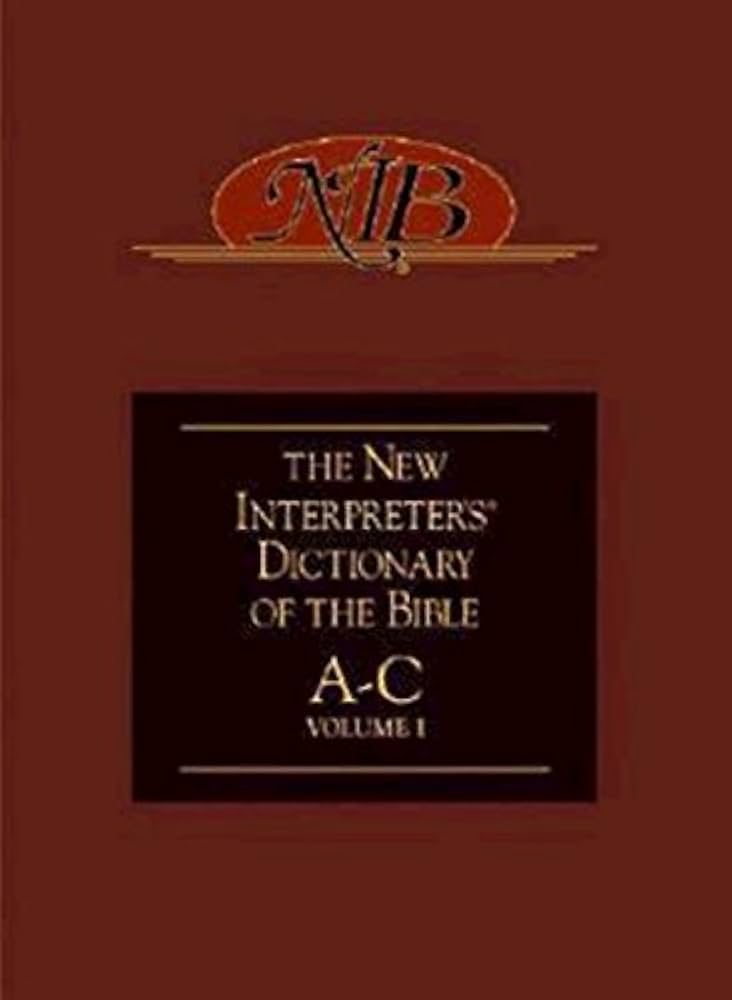 Buy New Interpreter's Dictionary of the Bible: A - C (1