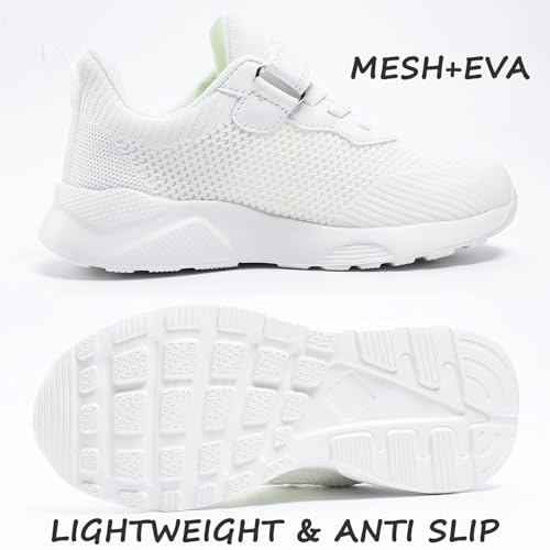 Boys Girls Tennis Shoes Kids Lightweight Breathable Sneakers Running Athletic Shoes Mesh Trainers Casual Walking Sport Footwear for Toddler/Little Kid/Big Kid3