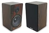 Rockville Pair RockShelf 68D V2 400W Bookshelf Speakers 8 Ohm, Kevlar Woofers, Silk Dome Tweeter, MDF Cabinet, for Home Theater and Audiophiles