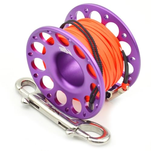 Bobine de plongée pour exploration d'épave et parachute de palier