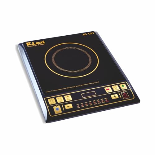 Image of Rico IC121 Induction Cooktop 1400W | Shock Proof Body | Super Fast Heating | 6 Menu Buttons