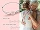 Armband Brautmutter 925er Silber Rosé vergoldet/Geschenk/Hochzeit/JGA/Verlobung/Schwiegermutter/Mutter
