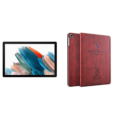 Image of Samsung Galaxy Tab A8 26.69 cm (10.5 inch) Display, RAM 4 GB, ROM 64 GB Expandable, Wi-Fi Tablet, Silver + Cover