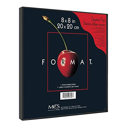 Mcs Format Frame, Black, 8 X 8 In, 12 Pk #TOP1