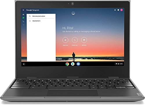 Image of Lenovo Chromebook 11.6 inch HD (1366 x 768) Laptop, MediaTek MT8173c Quad-core (4 Core) - 2.10 GHz - 4GB RAM, 32GB eMMC, Chrome OS, Black
