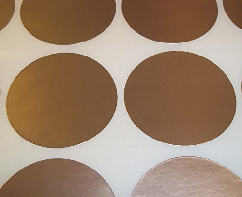 Audioprint Ltd. Pack of 1000 Round Stock Control Colour Code Display Dots Stickers Sticky Labels Gold 15mm — image 1