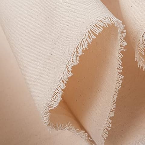 Canvas Fabric 10 Oz 100% Cotton Fabric Canvas Material 280 GSM 67" Width Cotton Canvas Fabric by The Metre (3) Cover