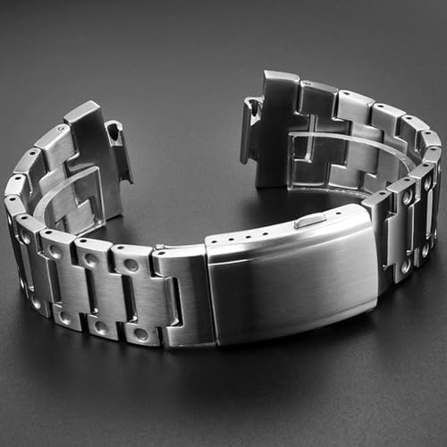 Image of Stainless Steel Quick Release Strap Compatible with Men's G-Shock GM2100 GM5600 Watch Band Replacement