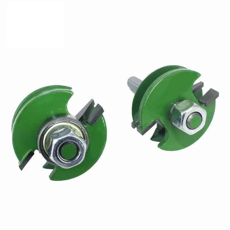 Gambo da 8 Mm 3 Pezzi Pannello for Porta Armadio Tenone Router Bit Rail E Stile Set Raiser Ogee Fresa for Legno