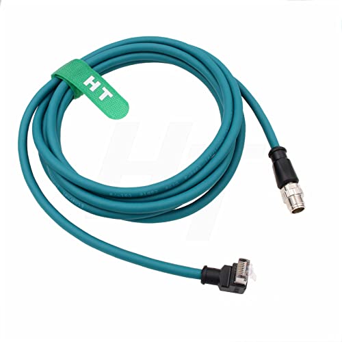 Cable Ethernet M12 8 Pines X-Coded RJ45 CAT 6A 10m miniatura 3