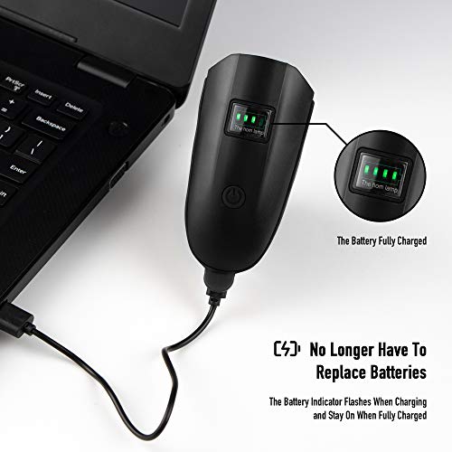 2 Pack Bike Lights Set With Horn 1400Lm Usb Rechargeable Bicycle Headlight & Tail Light & Horn Waterproof 3 Lighting Modes Fits Various Bicycles For Road And Mountain（Black+Black） #TOP3