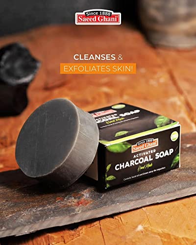 Miniatura 2 de Jabón de carbón activado HUSN-E-YOUSUF  Natural hecho a mano  Control de la piel grasa del acné