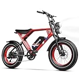 🚴【48V 22.5Ah High Capacity Removable Super Battery】This electric bicycle ES2 Max boasts a powerful 48V 22.5Ah lithium super battery. It offers an impressive range of up to 60 Miles using electric mode alone, extending up to an astonishing 100Miles in...